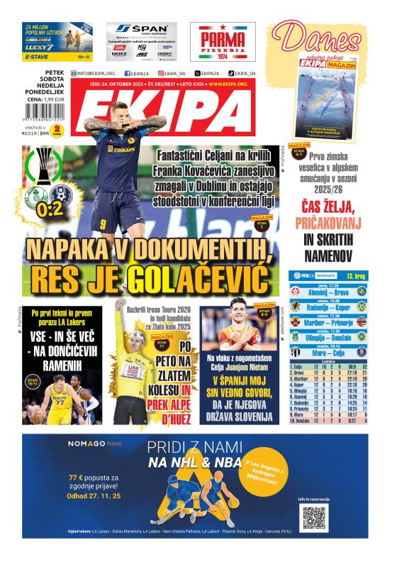 Naslovnica (cover) Ekipa
