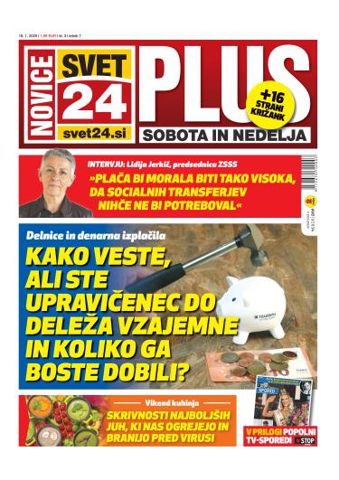 Naslovnica časopisa Novice Svet24