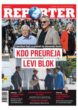 Naslovnica Reporter - št. 38